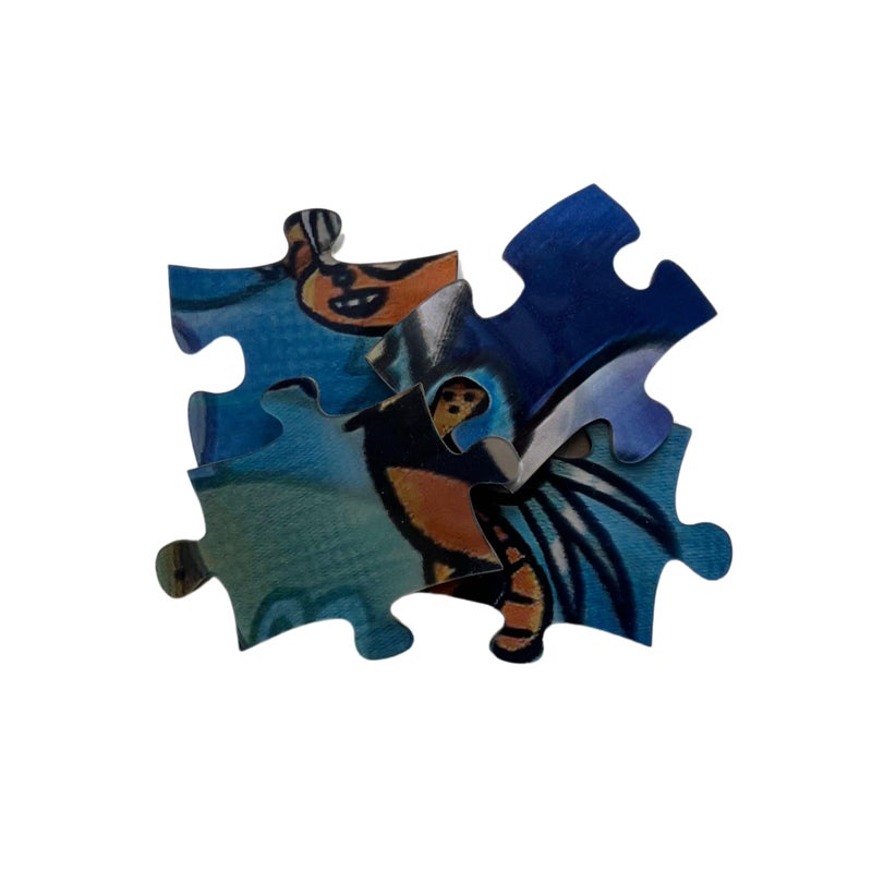 University Games | Dog Man Supa Buddies Lenticular 100 Piece Puzzle - Image 5